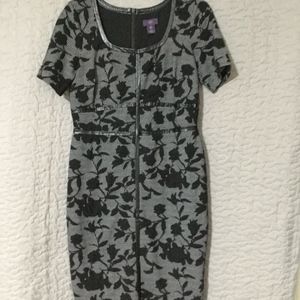 Short sleeved professional dress.